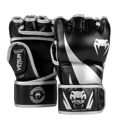Перчатки ММА Venum Challenger Black/Silver