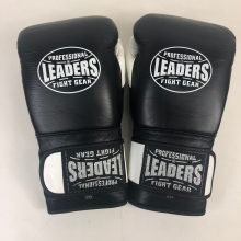 Перчатки боксерские LEADERS LS 2 BK/WH 20oz (уценка)