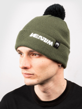 Шапка бини Venum Connect SL Хаки с помпоном