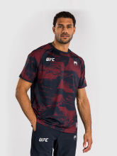 Футболка спортивная Venum UFC Zenith Fight Week Navy Blue/Burgundy/Silver