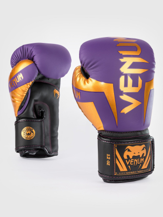 Перчатки боксерские Venum Elite Violet/Black/Copper