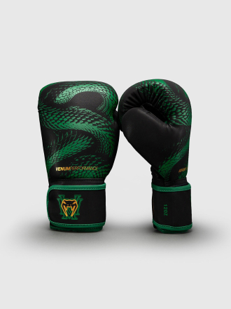 Перчатки боксерские Venum Matupa Black/Green/Gold