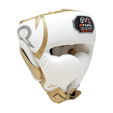 Шлем  боксерский RIVAL RHG100 Professional Headgear White/Gold