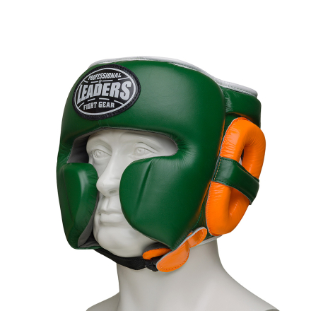 Шлем боксерский LEADERS MEX FANCY DGN/OR