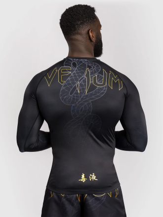 Рашгард Venum Serpenti Black/Silver/Gold L/S