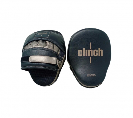 Лапы боксерские Clinch Shock Absorb Mitt черно-бронзовые