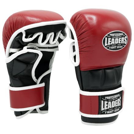 Перчатки MMA LEADERS SPARRING RD/BK