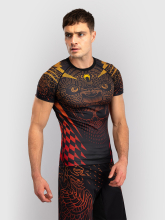 Рашгард Venum Quetzal Fury Black/Fury Red/Tangerine S/S