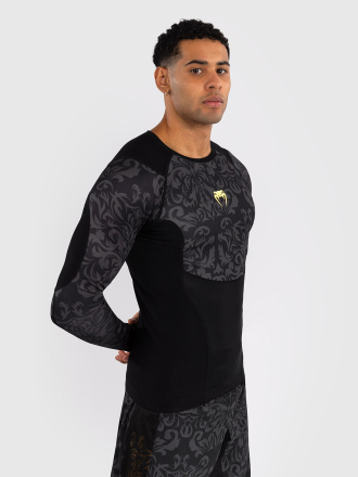 Рашгард Venum Unmatched Topuria Edition Black/Gold L/S