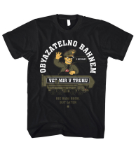 Футболка Mother Russia "Бахнем" черная