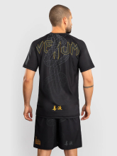 Футболка спортивная Venum Serpenti Black/Silver/Gold