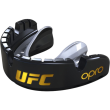 Боксерская капа для брекетов OPRO UFC Gold Level Black