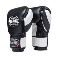 Перчатки боксерские LEADERS LS 2 BK/WH 20oz (уценка)