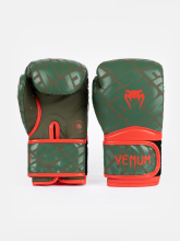 Перчатки боксерские детские Venum Contender 1.5 XT Army Green/Orange