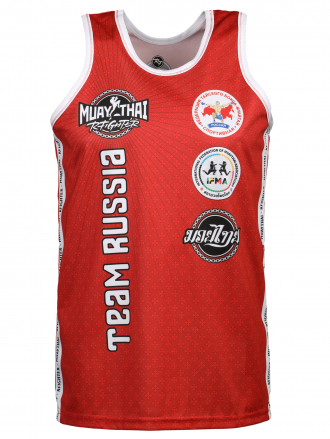 Майка REYVEL ФТБР TEAM RUSSIA  красная