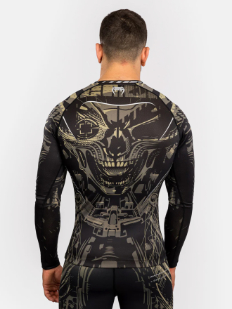 Рашгард Venum Invader Black/Sand L/S