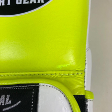 Перчатки боксерские LEADERS LS FANCY SOFT GN/WH, 12oz, УЦЕНКА