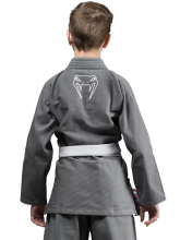 Кимоно для бжж Venum Contender Kids Grey с поясом