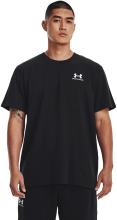 Футболка Under Armour UA LOGO EMB HEAVYWEIGHT SS-BLK