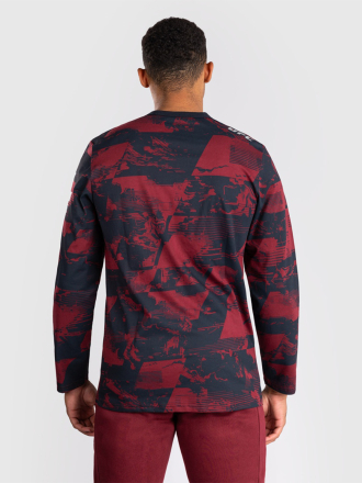 Лонгслив Venum UFC Zenith Fight Week Navy Blue/Burgundy/Silver