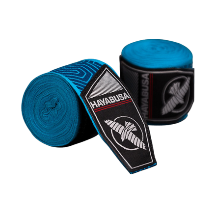 Боксерские бинты Hayabusa 4.5 Blue Geo