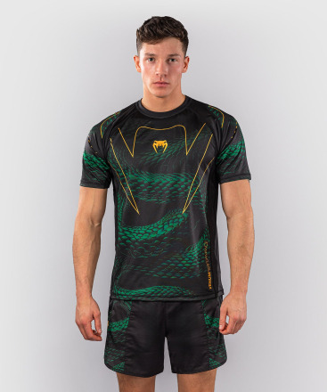 Футболка спортивная Venum Matupa Black/Green/Gold