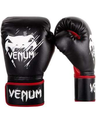 Перчатки боксерские детские Venum Contender Kids Black/Red
