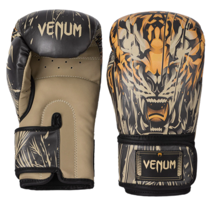 Перчатки боксерские Venum TIGER Black/Neo Orange