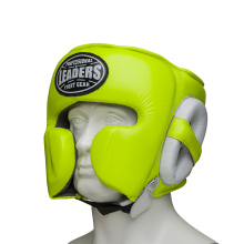 Шлем боксерский LEADERS MEX FANCY GN/WH