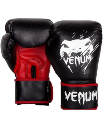 Перчатки боксерские детские Venum Contender Kids Black/Red