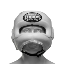 Шлем боксерский LEADERS LS WH с бамперной защитой