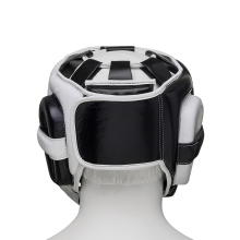 Шлем боксерский LEADERS LS MEX  VELCRO BK/WH 1/2