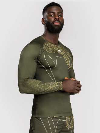 Рашгард Venum Serpenti Kaki/Bronze/Ivory L/S