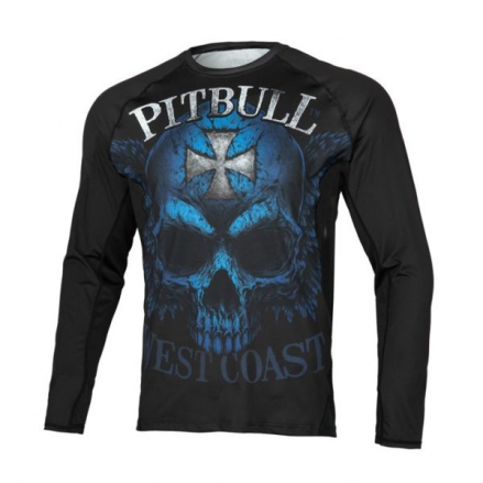 Рашгард  PitBull Blue Skull