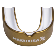 Капа боксерская HAYABUSA COMBAT MOUTH GUARD Gold/White