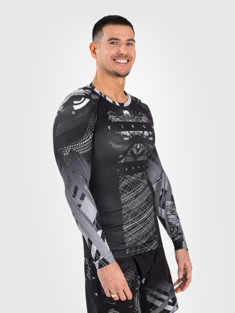 Рашгард Venum Gorilla Jungle Black/White L/S