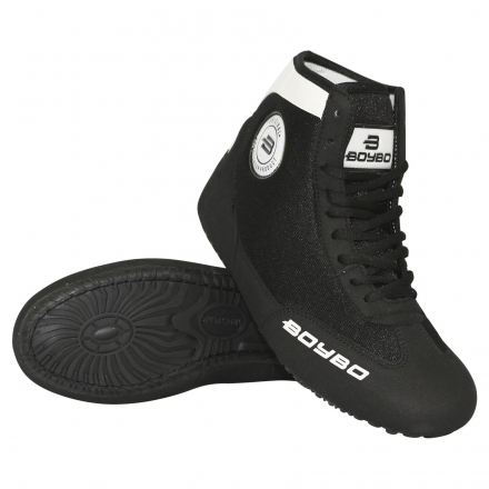 Борцовки BoyBo на толстой подошве , черные