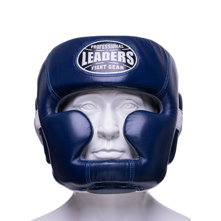 Шлем боксерский LEADERS LS FULL FACE BL/WH