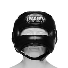 Шлем боксерский LEADERS LS FULL LEATHER с бамперной защитой