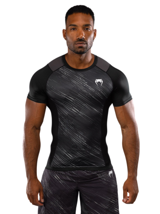 Рашгард Venum Rapid Black/Storm Grey S/S