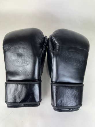 Перчатки боксерские LEADERS MEX BK (уценка)