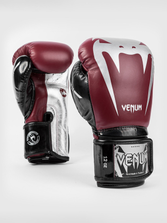Перчатки боксерские Venum Giant 3.0 Limited Edition Nappa Leather Burgundy