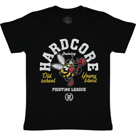 Детская футболка Hardcore Training Fighting League Black