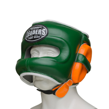 Шлем боксерский LEADERS FANCY с бамперной защитой DGN/OR