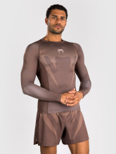 Рашгард Venum No Gi Chocolate Brown L/S