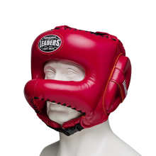 Шлем боксерский LEADERS CR с бамперной защитой RD